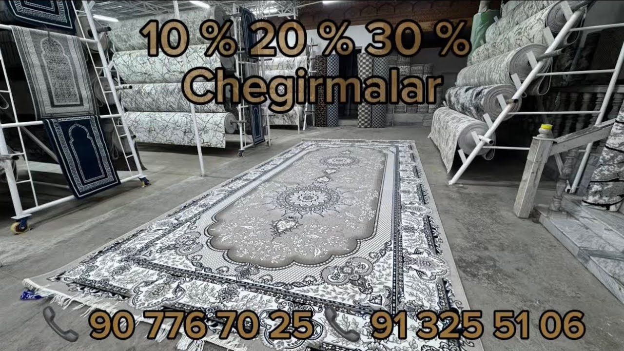 gilamlar chegirmada 2026 10% 20 % 30 %   90 776 70 25 