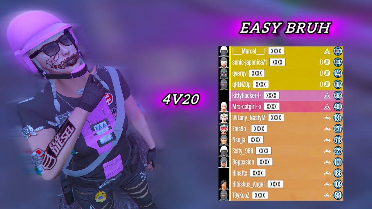 This XXXX Crew Really Thought They Could 4v20 My Crew LOL.