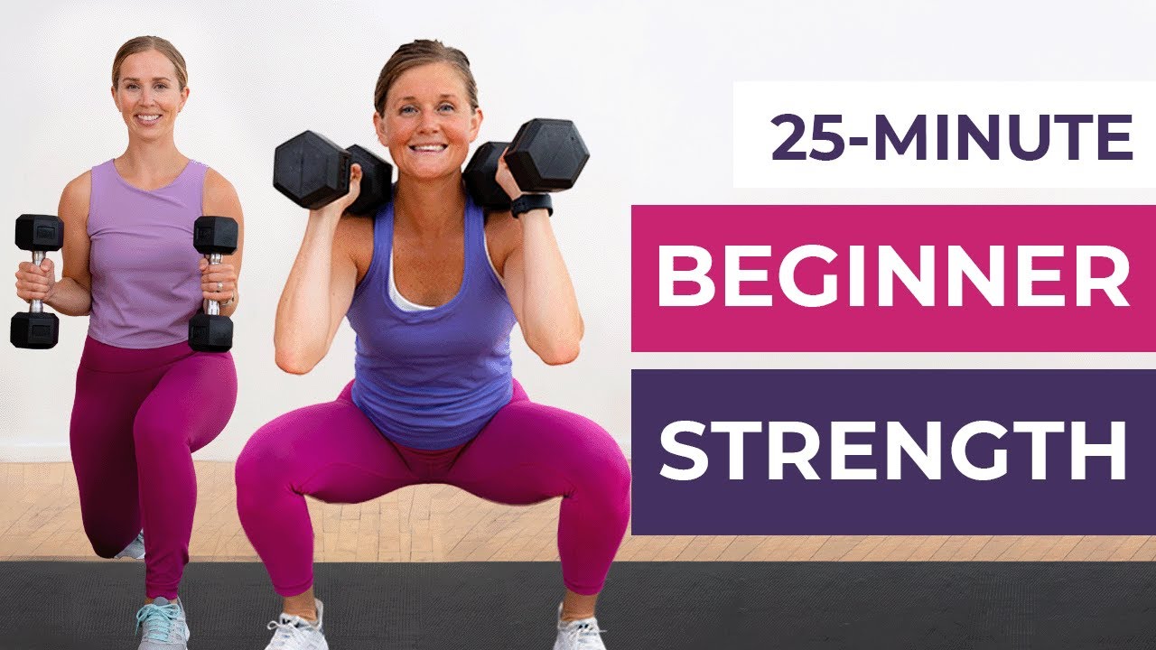 25-Minute Full Body Dumbbell Workout (Beginner)