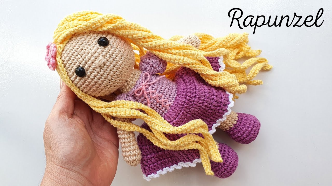 RAPUNZEL - COLEÇÃO PRINCESAS AMIGURUMI
