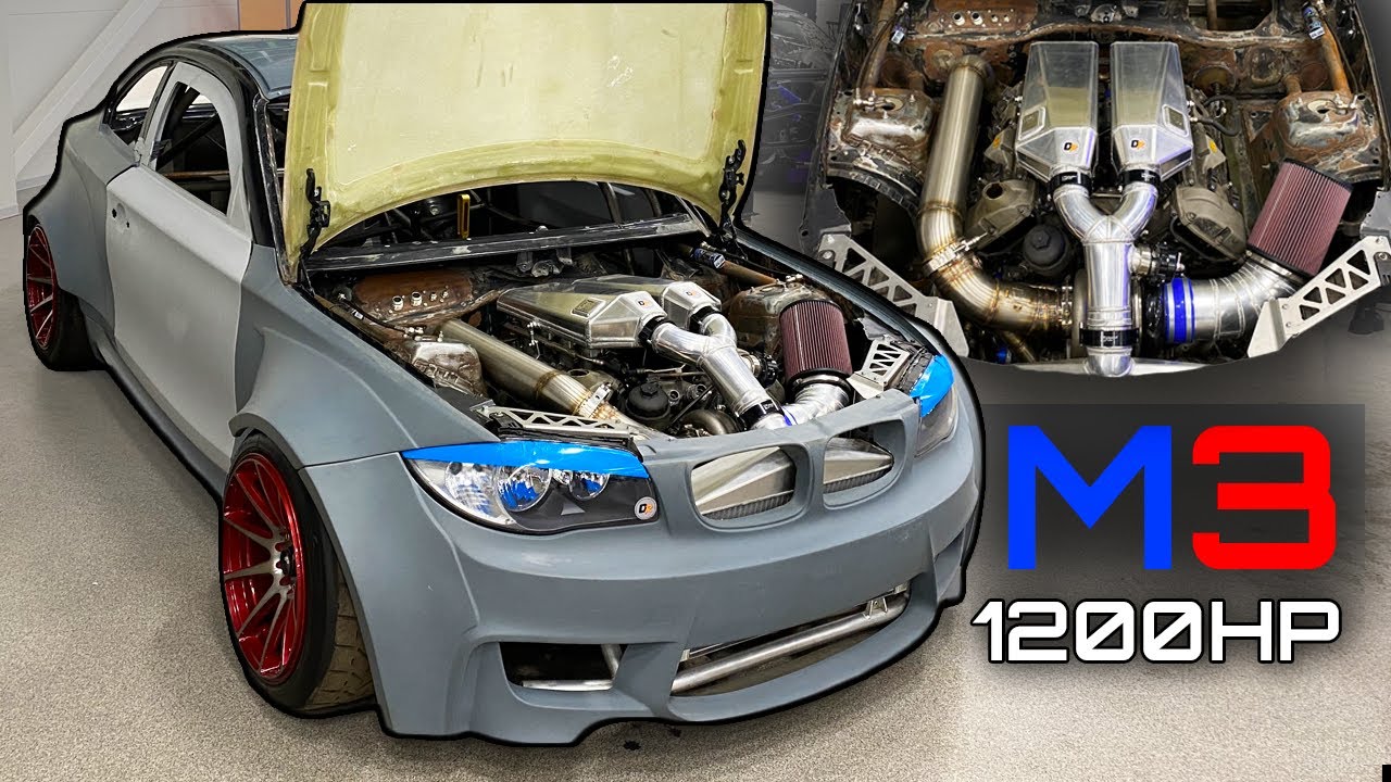 Vaškelio 1200HP M3 V8 variklis - Projektas GYVAS | 4 Seater DRIFT TAXI?