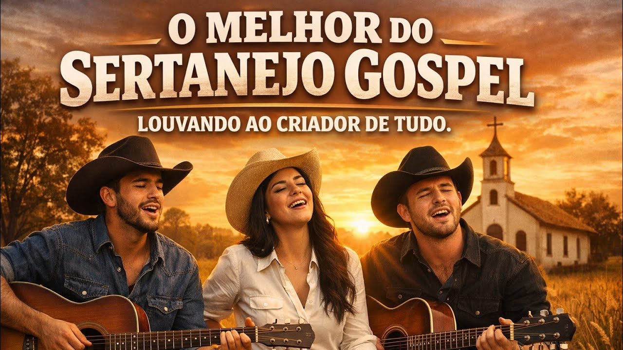 O MELHOR DO SERTANEJO GOSPEL/LOUVANDO AO CRIADOR DE TUDO ❤️🎶🙏