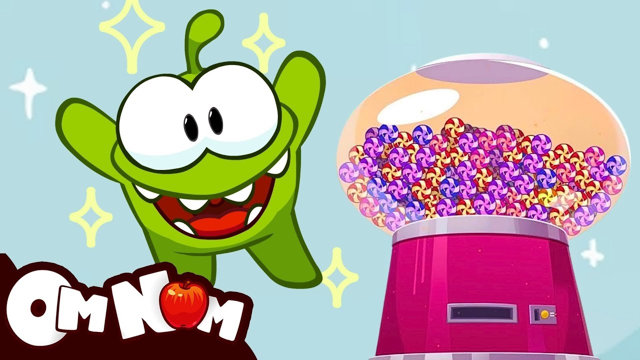 Om Nom's Candy Machine Game | Educational Kids Cartoon | Learn English With Om Nom |