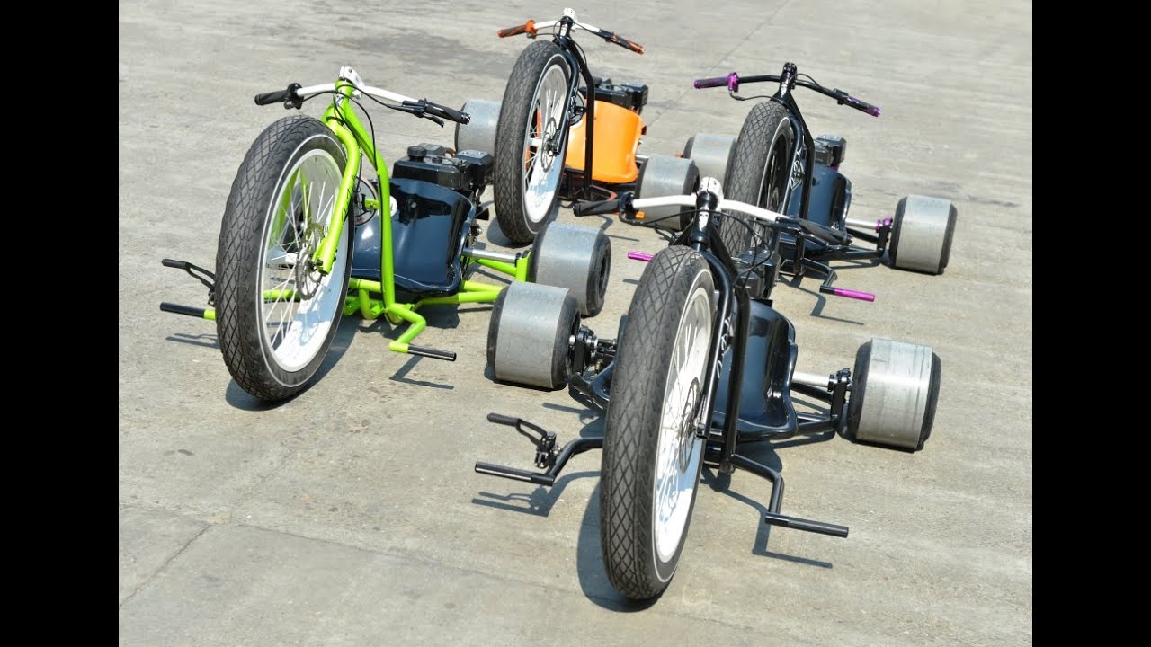 Motorized Big Wheel Drift Trike Gang