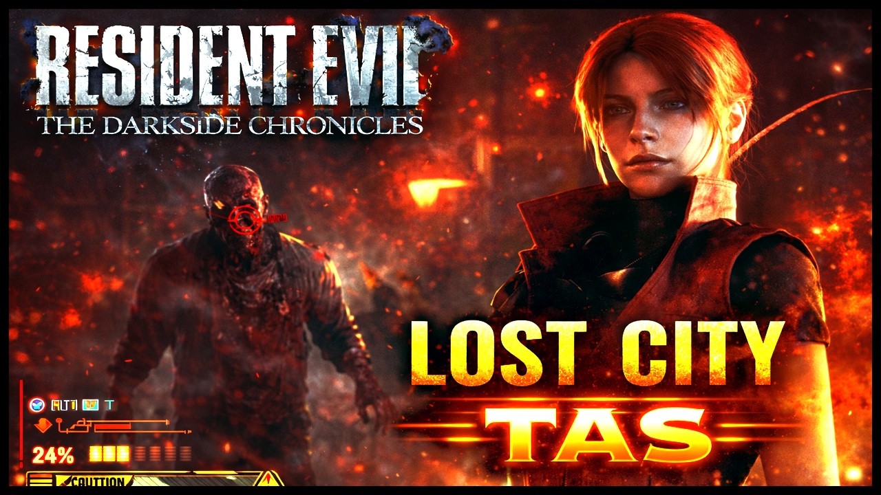 【TAS】RESIDENT EVIL THE DARKSIDE CHRONICLES - MEMORY OF LOST CITY - VERY HARD - ALL RANK - S