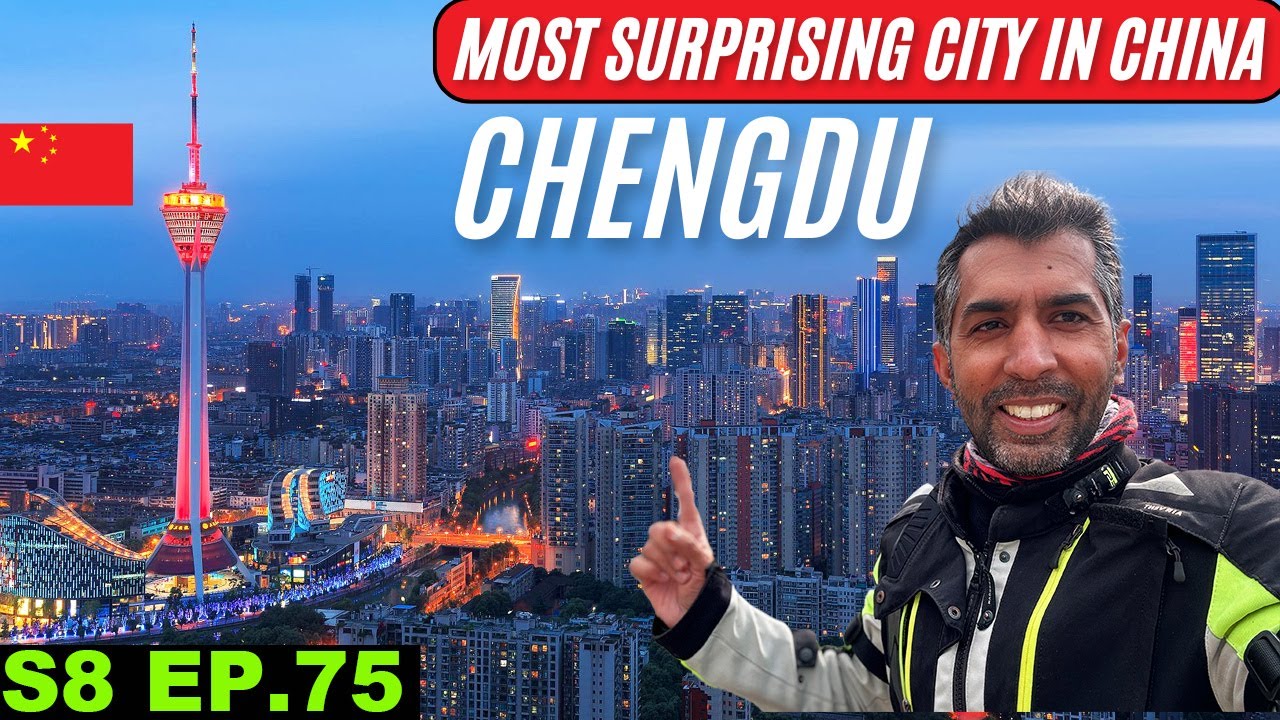 22 Million People live in this City of China 🇨🇳 S8 EP 75 | Chengdu | Pakistan to Japan Motorcycle