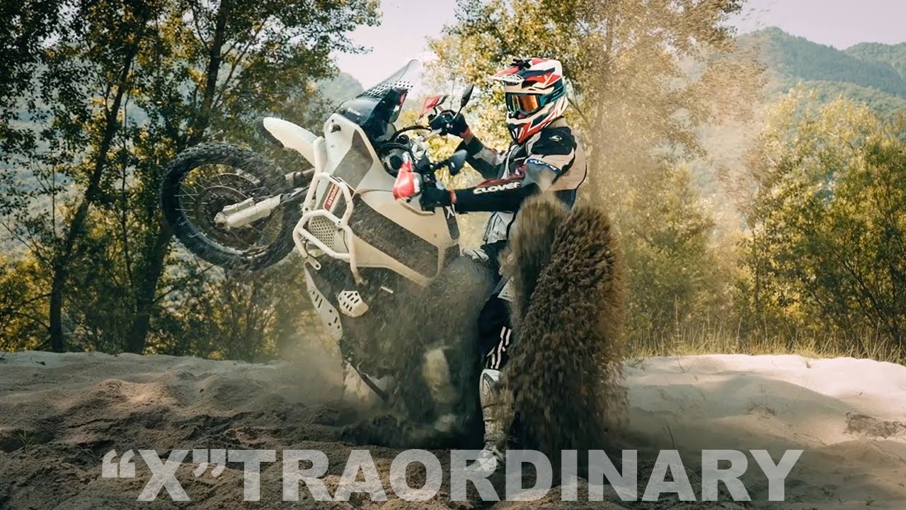 Ducati DesertX with an Extraordinary Rider #outbackmotortek #desertx #ducati