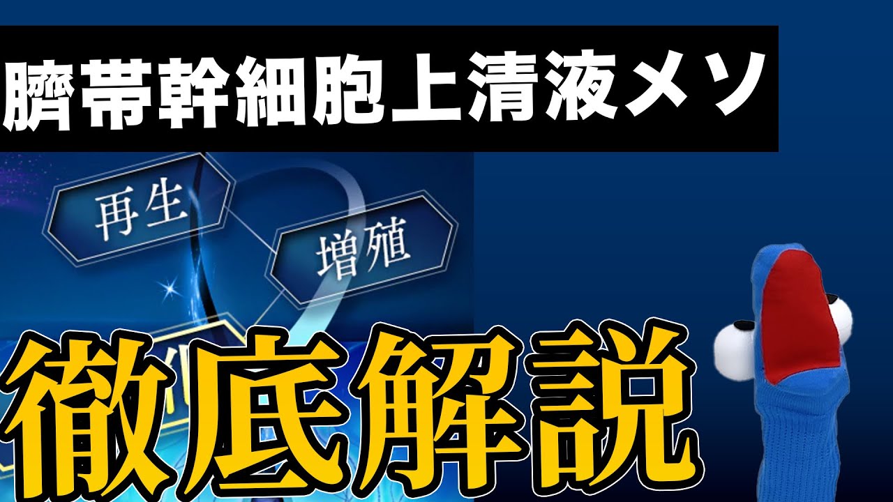 臍帯幹細胞上清液メソとは？どんな治療なのかエビデンスと合わせて徹底解説！
