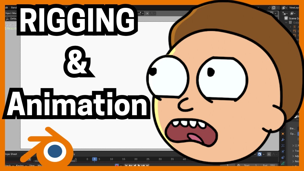 Grease Pencil RIGGING and Animation  Head Turn Part 3