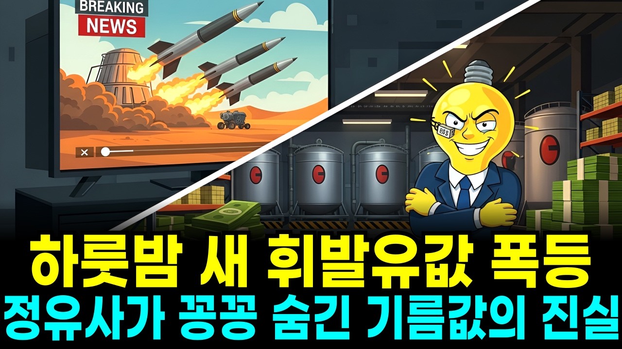 하룻밤 새 휘발유값 폭등, 정유사가 꽁꽁 숨긴 기름값의 진실