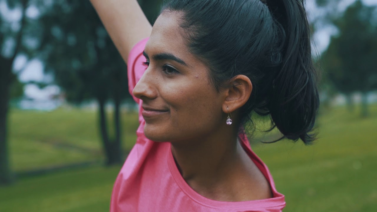 HEALTHY Woman Doing Yoga In A Park - HD 4K ULTRA Quality Stock Footage