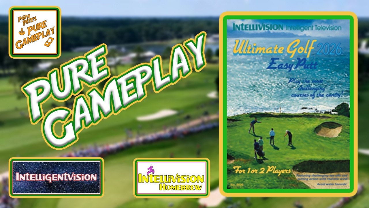Ultimate Golf-Easy Putt by Intelligentvision - Papa Pete's Pure Gameplay #intellivision