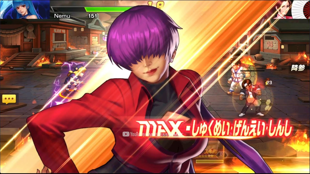 ☘ KOF98UMOL JP Test New Tanker Orochi Shermie-Return With Ionization (オロチシェルミー・再臨) - Nemuless❀