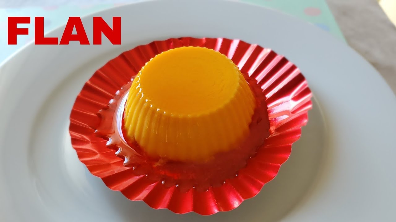 Flan de maizena o de papelito rojo