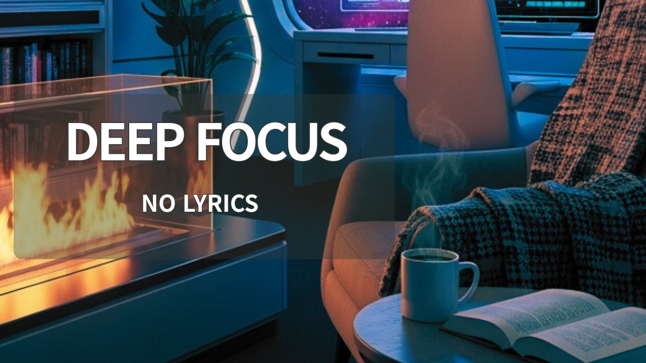 ☕밤에 방해 없는 무가사 집중카페  음악 · Night Focus
