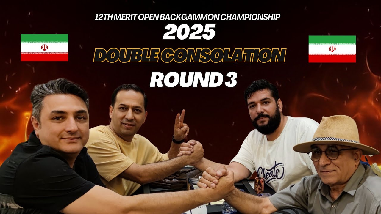 احمد ده یادگاری.احمد عرفانیانvsسعید احمدی.مجتبی اخوان.راند 3 دوبل مشورتی قبرس 2025 #backgammon