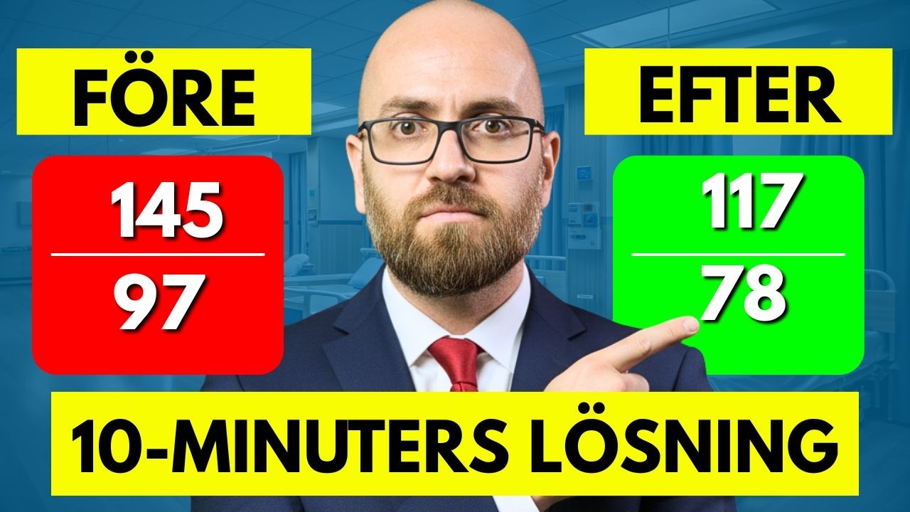 En enkel 10-minutersvana som kan hjälpa ditt blodtryck efter 60