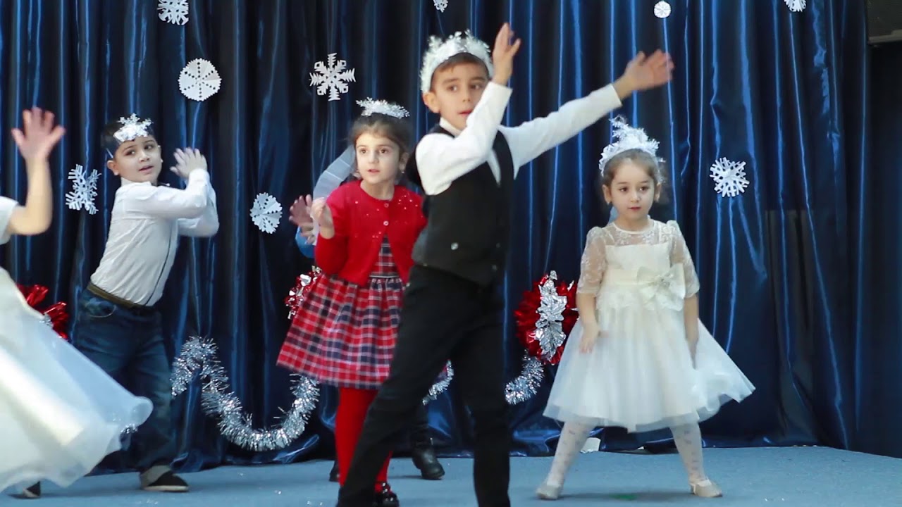Kaspi Uşaq Bağçası Ağ şəhər Yeni il 2018