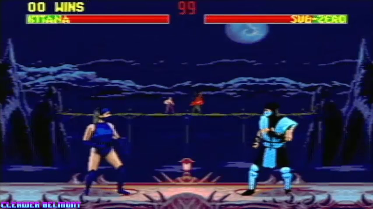 Mortal Kombat II (SEGA Mega Drive/Genesis) Kitana Playthrough - Played on real hardware