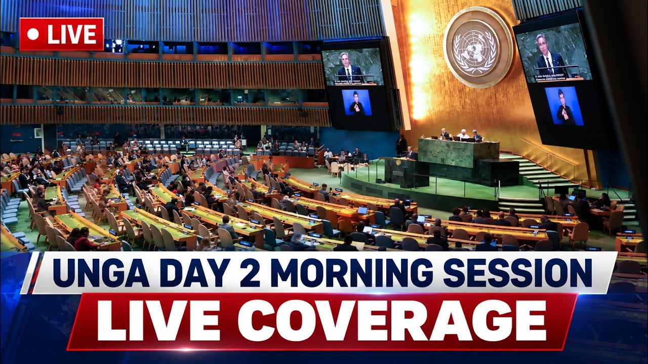 UN General Assembly 2026 LIVE: World Leaders Take The Stage | Day 2 Morning Session LIVE Coverage