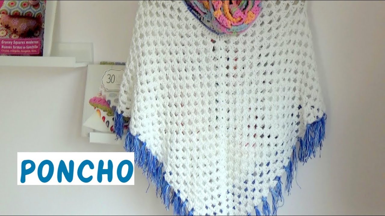 Poncho fácil en ganchillo | CROCHET FACIL