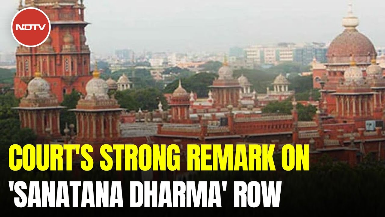 Madras High Court Amid 'Sanatana Dharma' Row: 