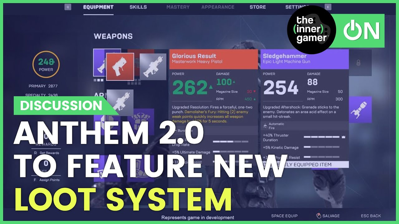 Anthem 2.0 Enhancing Loot System with Revamped UI, Visual Loot Drops and More