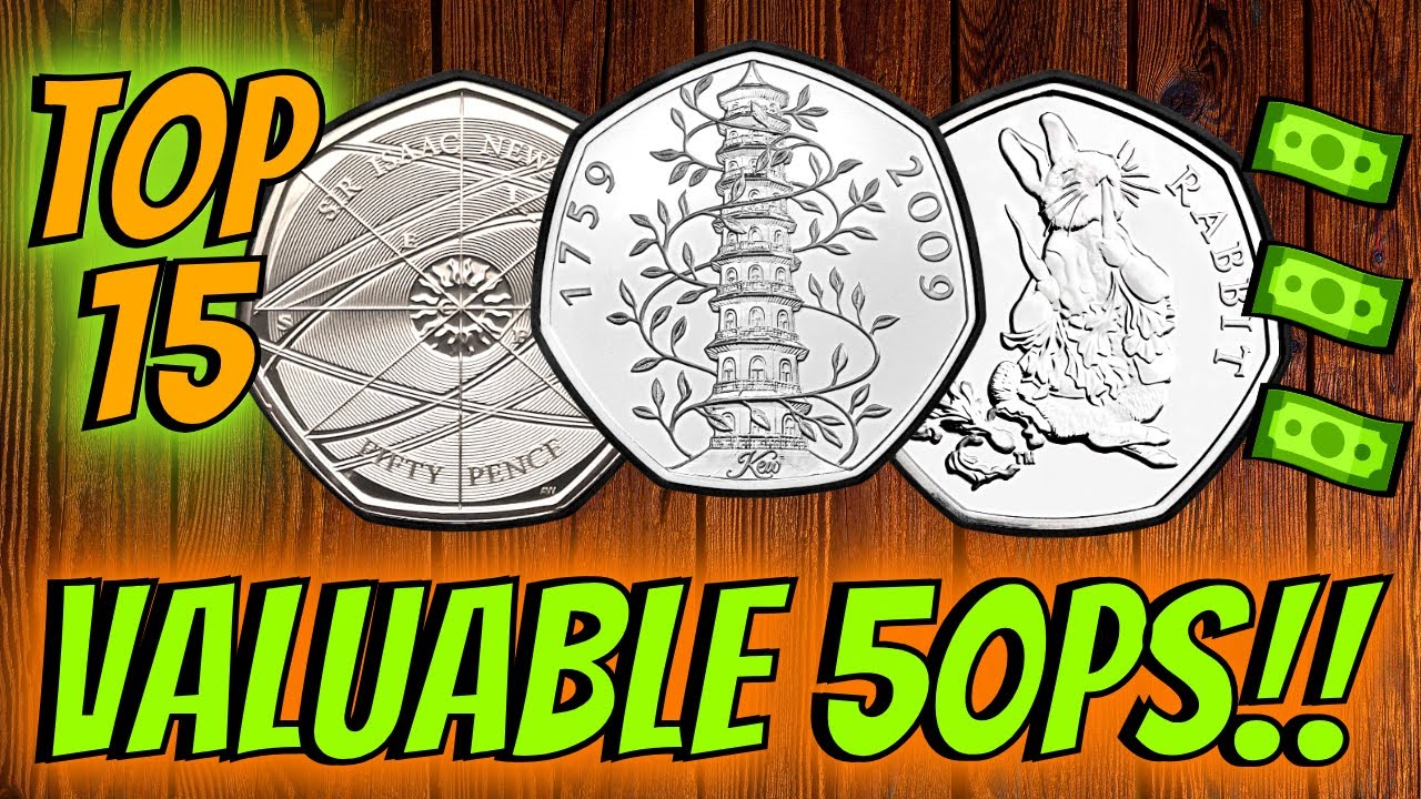 Top 15 Most Valuable and Rare 50p Coins! (UK Circulation)