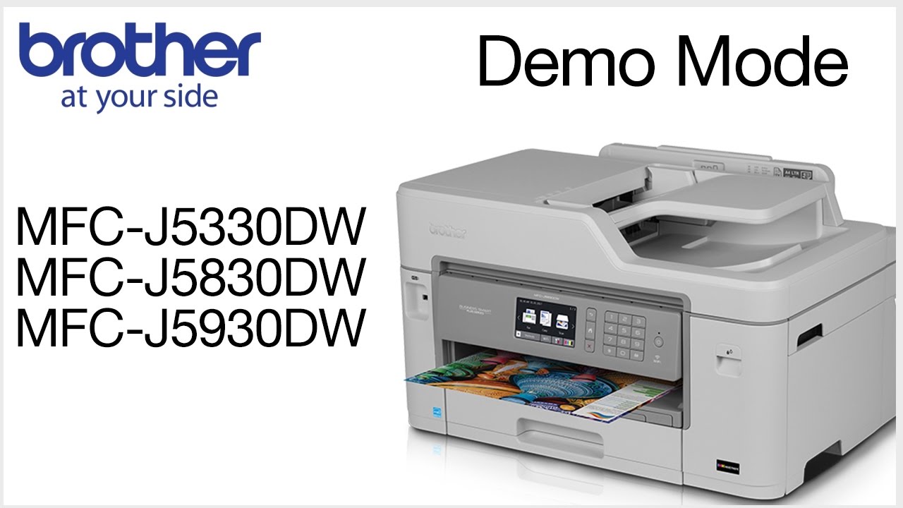 MFCJ5830DW - how to turn off demo mode