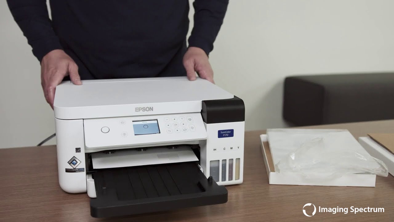 Opening and Setup of Your New Epson SureColor F170 Sublimation Printer