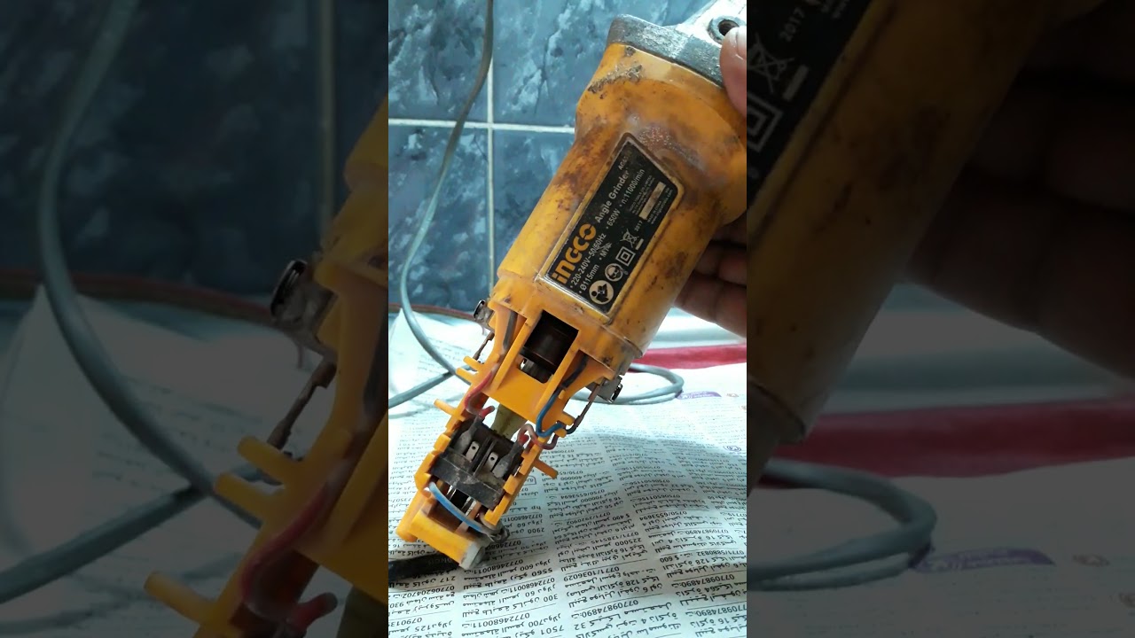INGCO angle grinder ( armature damaged )
