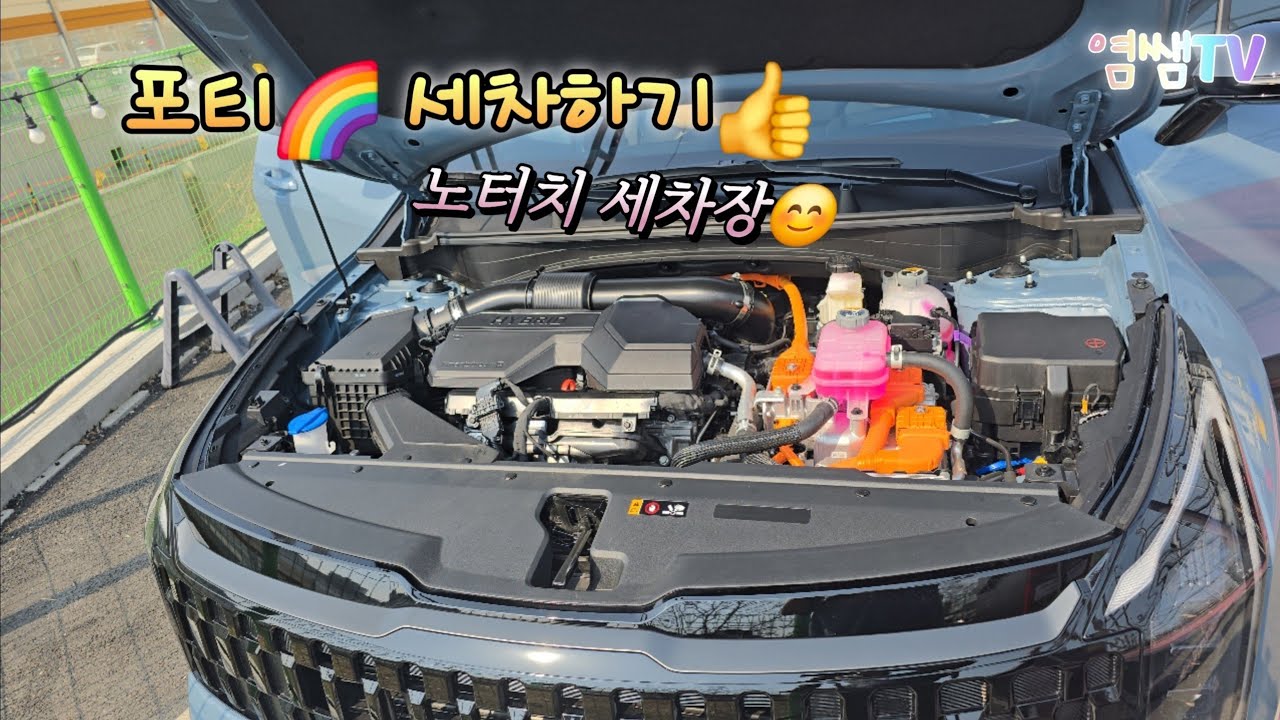 스포티지 하이브리드 X라인ㅣ세차ㅣ자동세차ㅣ노터치세차