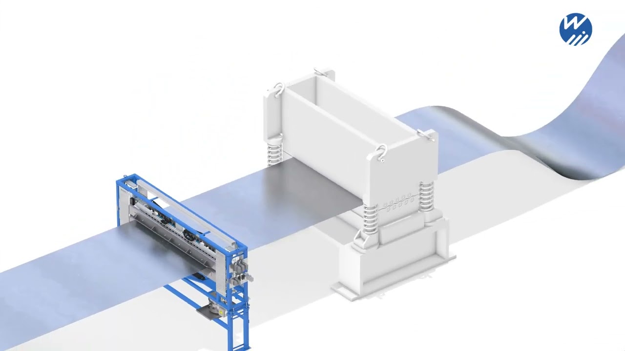 Cleaning of coils / blanks in the cutting line