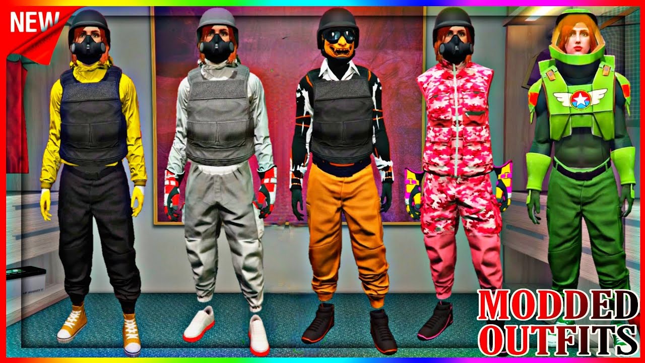قراند5| أفضل 5 ملابس_مهكرة لشخصية البنت اسطويه مدموجه لا تفوتكم (شغال✅)🔥😱
