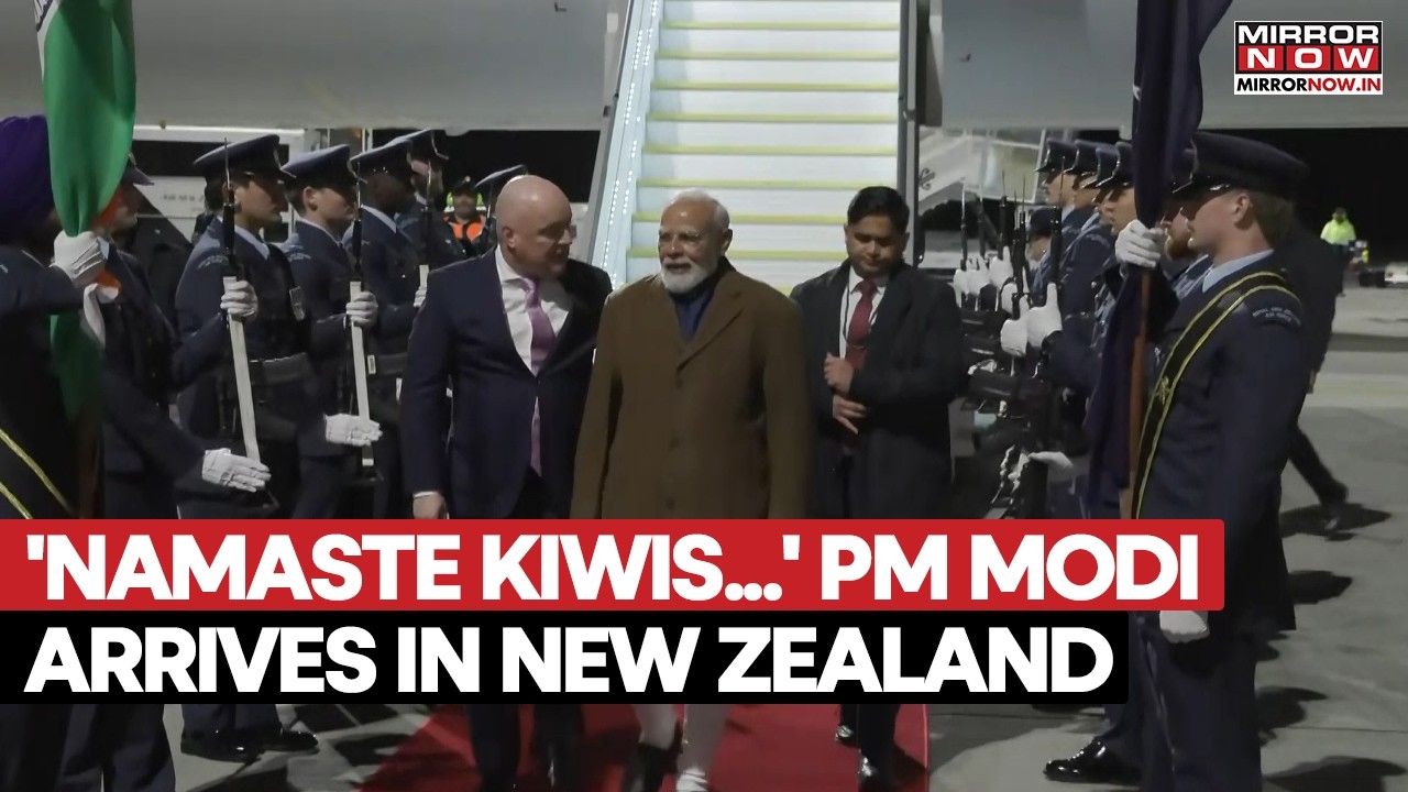 PM Narendra Modi Arrives In New Zealand, Begins Final Leg Of Three-Nation Visit | WATCH