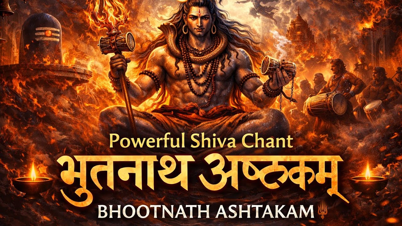भूतनाथ अष्टकम् | Powerful Shiva Stotram | Bhootnath Ashtakam | Mahadev Bhakti 🔱 #mahadev 