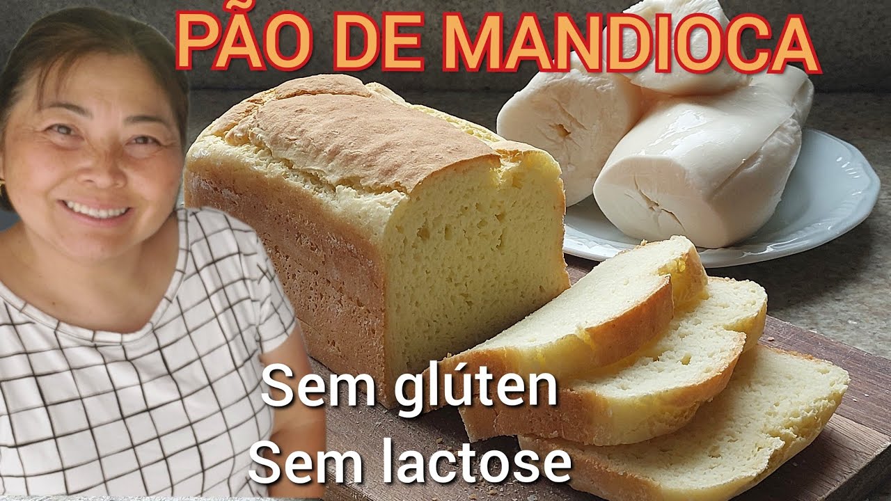 PÃO DE MANDIOCA SEM GLÚTEN E SEM LACTOSE