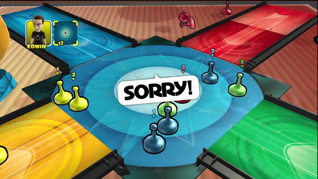 Hasbro Family Game Night - Sorry! Sliders JR RODRIGUEZ VS ALEX AKUMA RODRIGUEZ ON 03-01-11