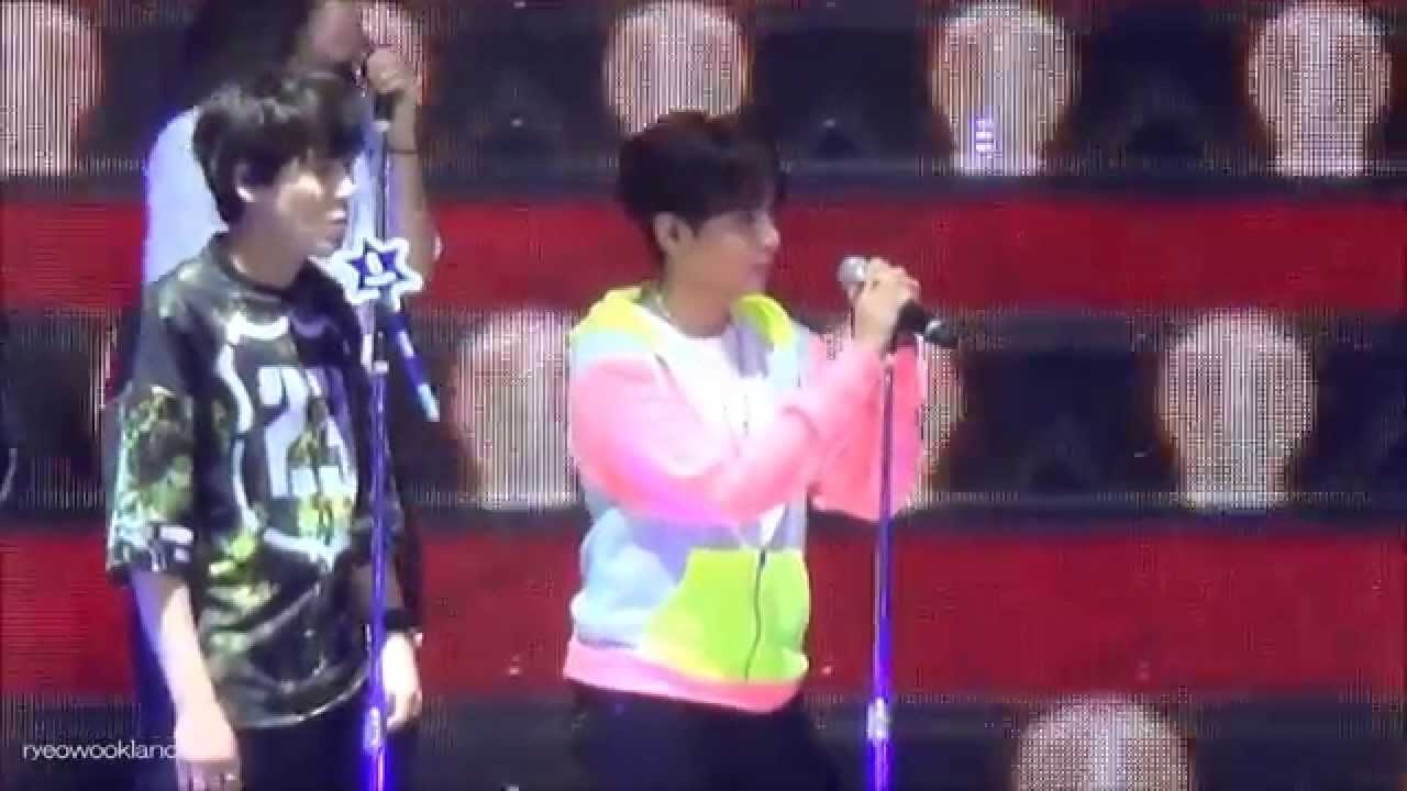 [FANCAM]141108 SS6 Hong Kong Shirt & Rockstar & Let's Dance 려욱 Ryeowook focus