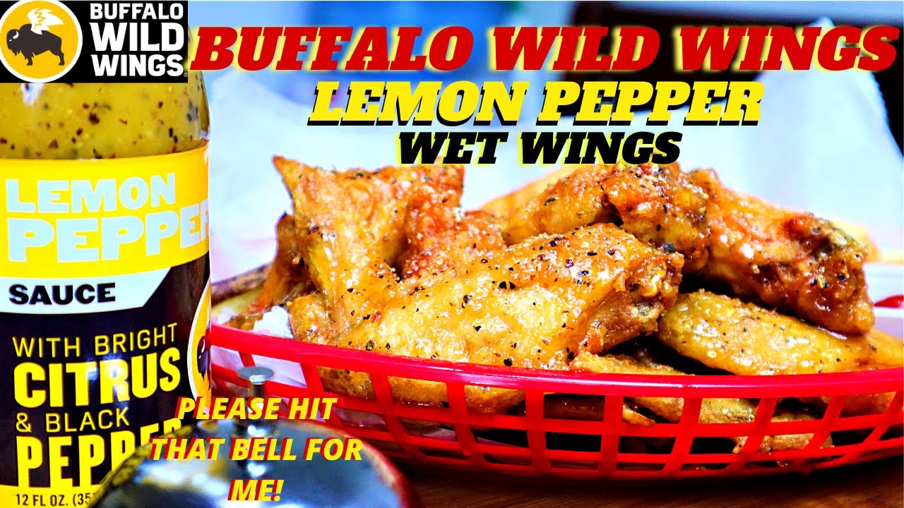 LEMON PEPPER WET WINGS| HOW TO MAKE BUFFALO WILD WINGS| CRISPY LEMON PEPPER WET WING |YOUTUBE RECIPE