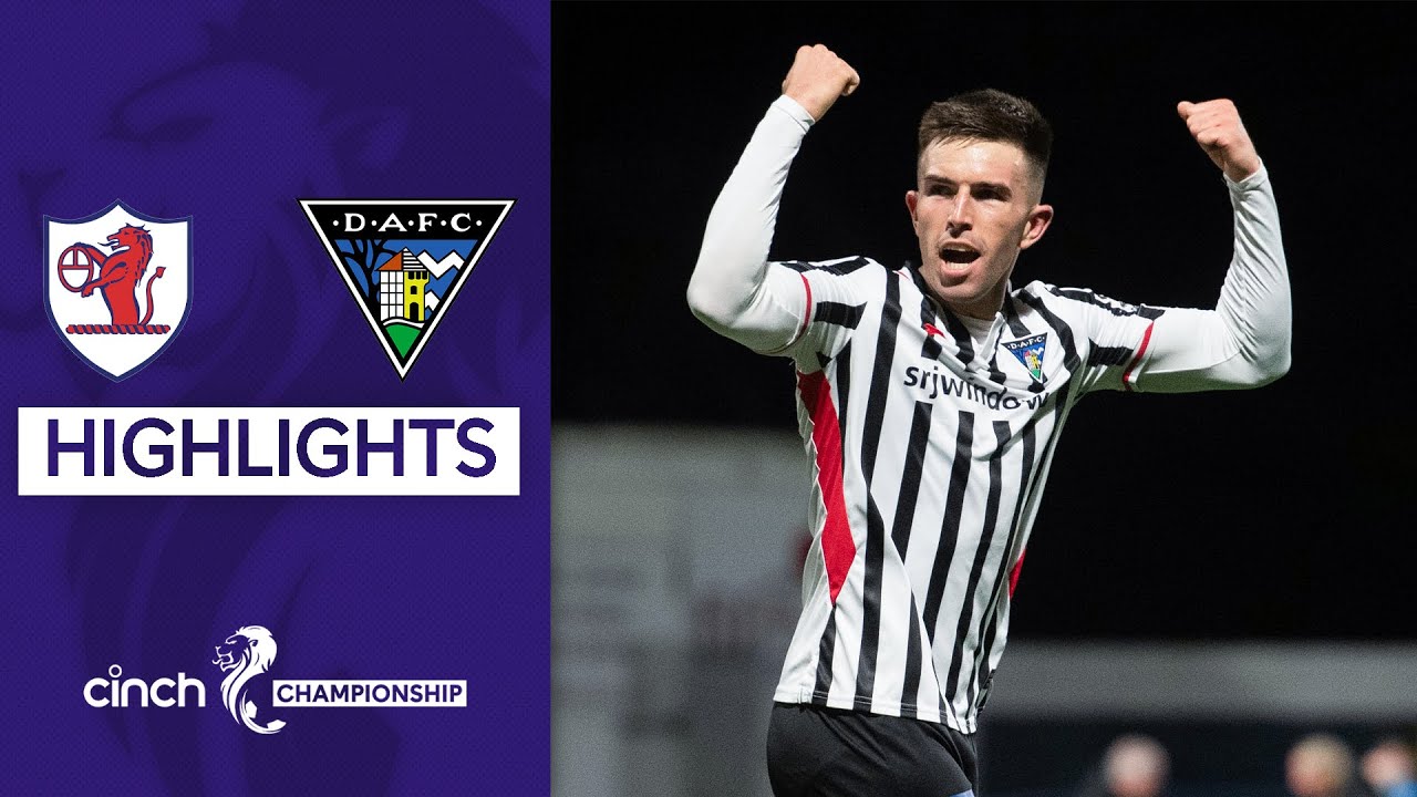 Raith Rovers 1-1 Dunfermline Athletic | O'Hara Scores Late to Secure Draw | cinch Championship