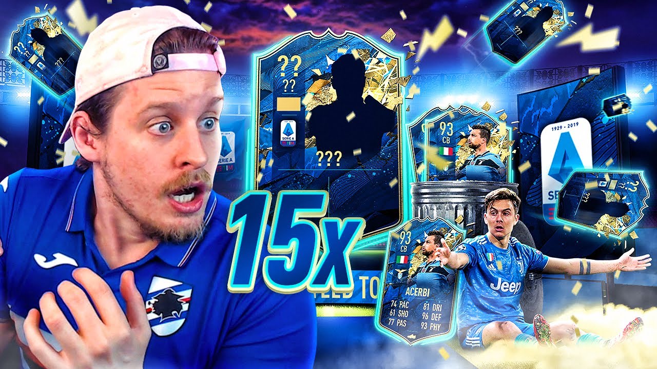 THIS PACK WAS INSANE! 15X GUARANTEED SERIE A TOTS PACKS! FIFA 20 Ultimate Team