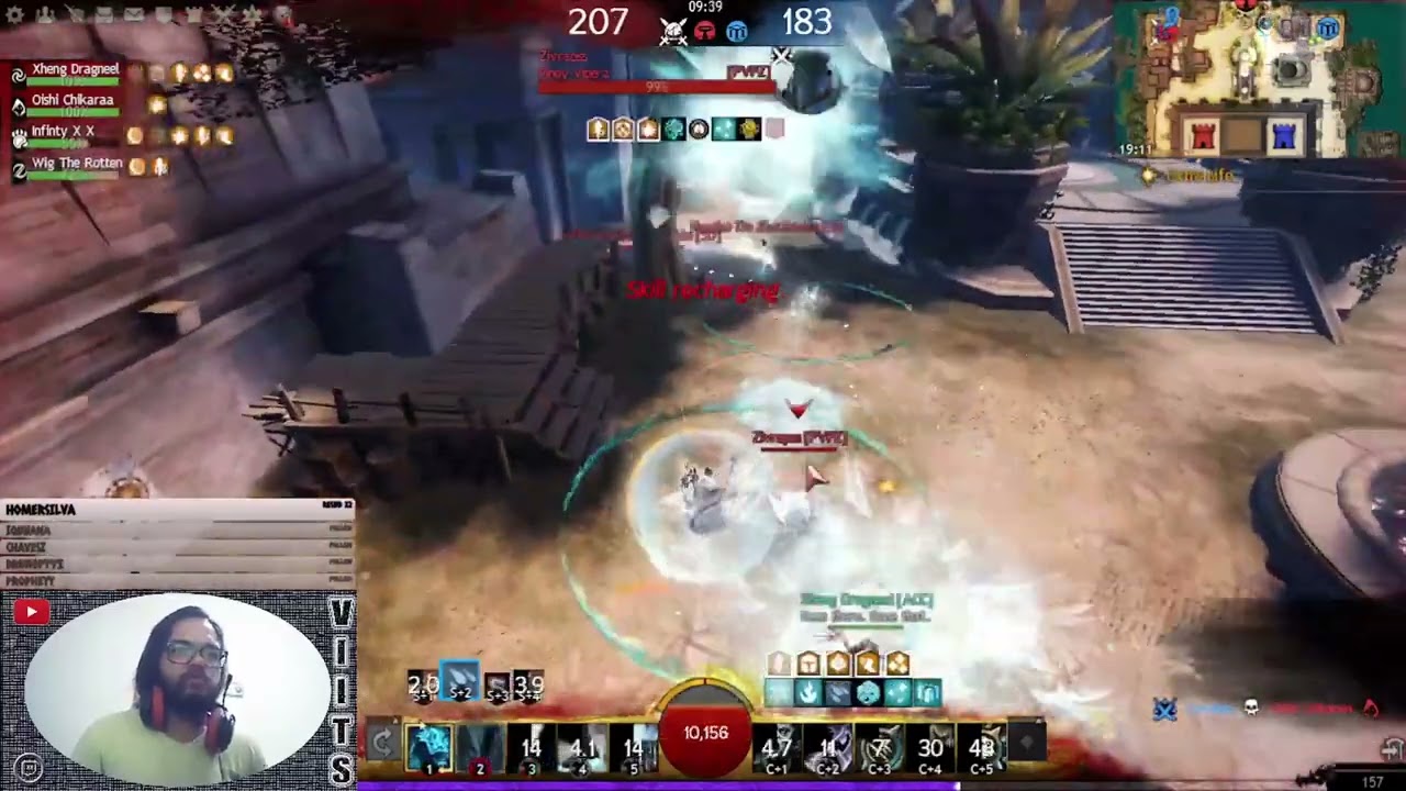 GW2 - Ranked sPvP (Season 39) - Core Staff Elementalist - Good Rotations And Few Deaths Secures Win