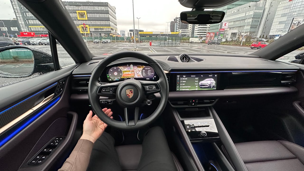 New Porsche Macan 4 2025 Test Drive POV