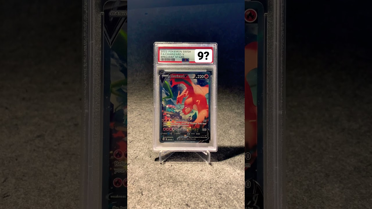 Pokemon Charizard Alt Art PSA Return - Brilliant Stars - Do we hit 🔥?