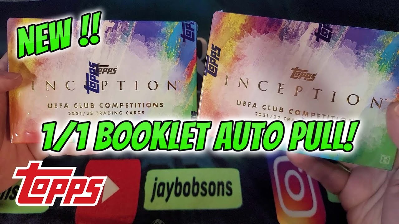 2021-22 Topps UEFA Inception Soccer Hobby Box Opening! 1/1 Booklet Autograph HIT! 🔥