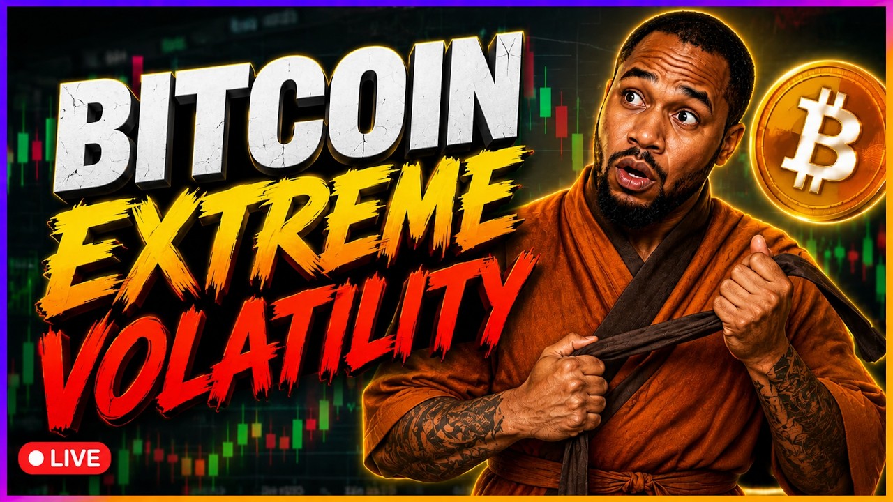 Bitcoin Extreme Volatility! Live Trading