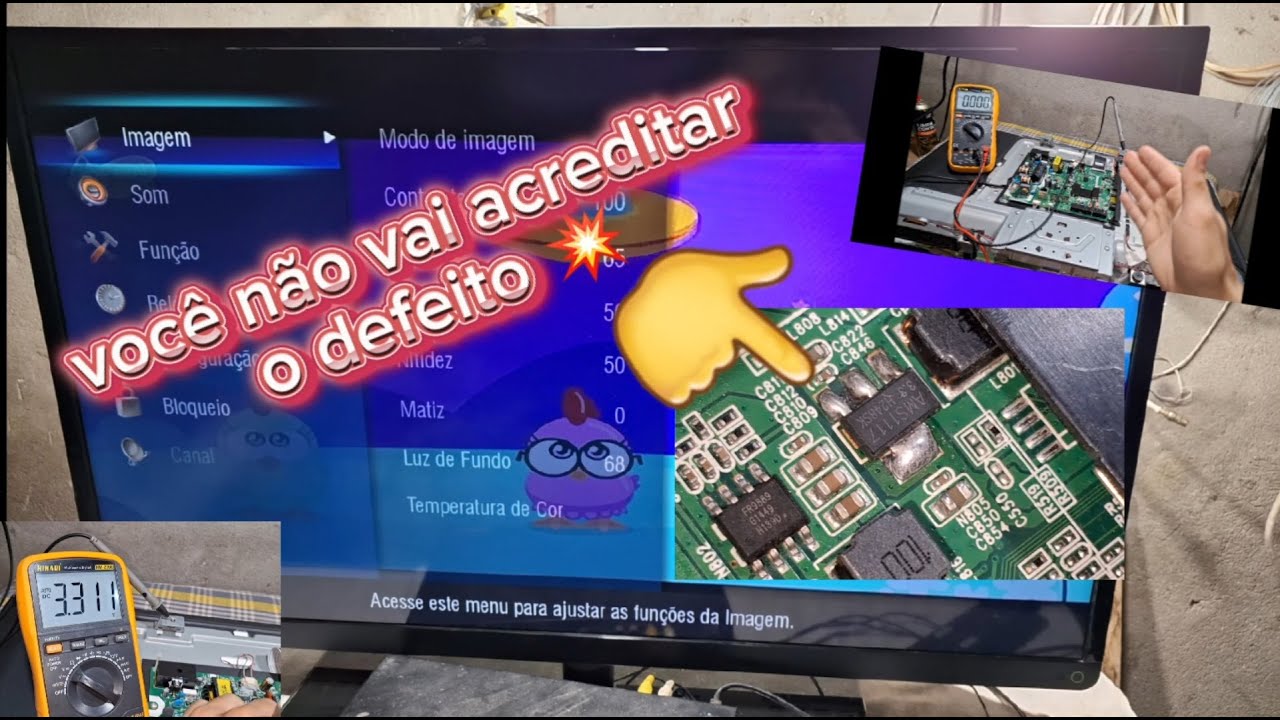 da tv toshiba liga e desliga 32l2400Aparece o logo e apaga veja oque ele encontrou defeito