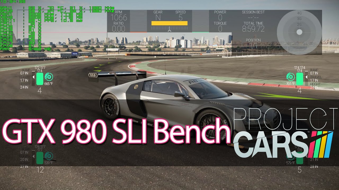 Project Cars - GTX 980 SLI Benchmark (PC)