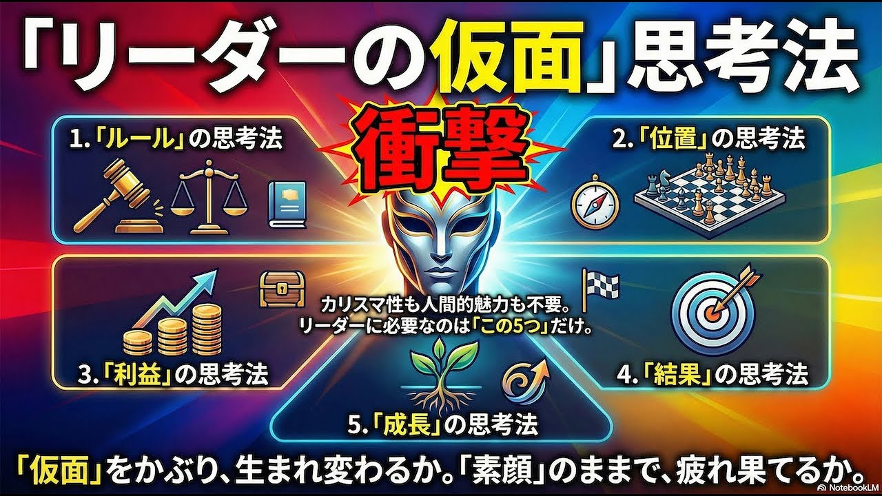 【書籍要約ポッドキャスト】リーダーの仮面――「いちプレーヤー」から「マネジャー」に頭を切り替える思考法